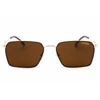 Carrera Men's Sunglasses - Gold/Burgundy Metal Rectangular Frame | 356/S 0NOA 70 ,