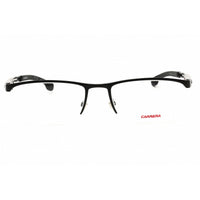 Carrera Men's Eyeglasses - Rectangular Shape Black Metal Half Rim Frame | 4408 0807 00 ,