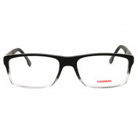 Carrera Men's Eyeglasses - Rectangular Shape Black/Grey Plastic Frame | 8852 008A 00 ,