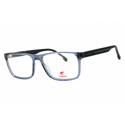 Carrera Men's Eyeglasses - Rectangular Shape Blue/Grey Plastic Frame | 8885 0XW0 00 ,