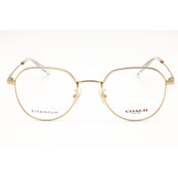 Coach Women's Eyeglasses - Shiny Light Gold Titanium Full Rim Frame | 0HC5188TD 9464 ,