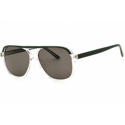 Cole Haan Unisex Sunglasses - Olive/Clear Acetate Rectangular Frame | CH6504 308 ,