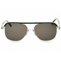 Cole Haan Unisex Sunglasses - Olive/Clear Acetate Rectangular Frame | CH6504 308 ,