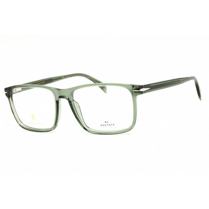 David Beckham Men's Eyeglasses - Green Plastic Rectangular Frame | DB 1020 01ED 00 ,