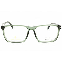 David Beckham Men's Eyeglasses - Green Plastic Rectangular Frame | DB 1020 01ED 00 ,
