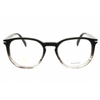 David Beckham Men's Eyeglasses - Black Horn Plastic Round Frame | DB 1106 037N 00 ,