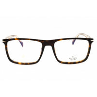 David Beckham Men's Eyeglasses - Havana Acetate Rectangular Frame | DB 1181 02IK 00 ,