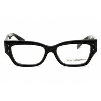 Dolce & Gabbana Women's Eyeglasses - Black Rectangular Full Rim Frame | 0DG3387 501 ,