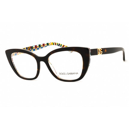 Dolce & Gabbana Women's Eyeglasses - Cat Eye Shape Full Rim Frame | 0DG3398 3217 ,