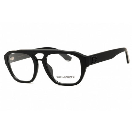 Dolce & Gabbana Men's Eyeglasses - Matte Black Acetate Full Rim Frame | 0DG3415 2525 ,