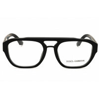 Dolce & Gabbana Men's Eyeglasses - Matte Black Acetate Full Rim Frame | 0DG3415 2525 ,