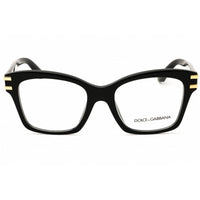 Dolce & Gabbana Women's Eyeglasses - Black Cat Eye Shape Full Rim Frame | 0DG3419 501 ,