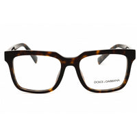 Dolce & Gabbana Men's Eyeglasses - Havana Rectangular Full Rim Frame | 0DG3422 502 ,