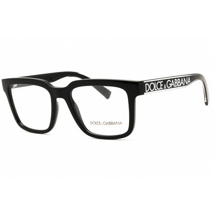 Dolce & Gabbana Unisex Eyeglasses - Black Rectangular Full Rim Frame | 0DG5101 501 ,