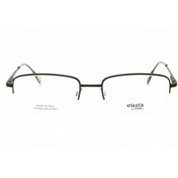 Elasta Men's Eyeglasses - Rectangular Shape Antique Brown Metal Frame | E 7244 IS7 00 ,