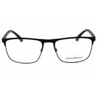 Emporio Armani Men's Eyeglasses - Rubber Black Metal Rectangular Frame | 0EA1079 3094 ,