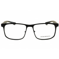 Emporio Armani Men's Eyeglasses - Matte Black Metal Rectangular Frame | 0EA1163 3001 ,
