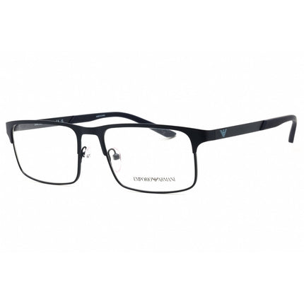 Emporio Armani Men's Eyeglasses - Matte Blue Rectangular Full Rim Frame | 0EA1170 3396 ,