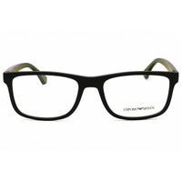 Emporio Armani Men's Eyeglasses - Matte Black Rectangular Shape Frame | 0EA3147 5042 ,