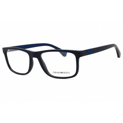 Emporio Armani Men's Eyeglasses - Matte Blue Rectangular Shape Frame | 0EA3147 5754 ,