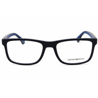 Emporio Armani Men's Eyeglasses - Matte Blue Rectangular Shape Frame | 0EA3147 5754 ,