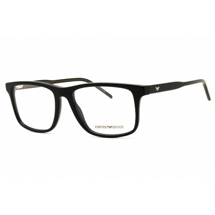 Emporio Armani Men's Eyeglasses - Black Rectangular Full Rim Frame | 0EA3257 5017 ,