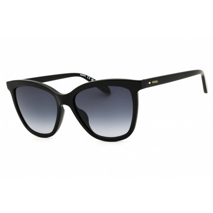 Fossil Women's Sunglasses - Cat Eye Black Plastic Full Rim Frame | FOS 2115/G/S 807 ,