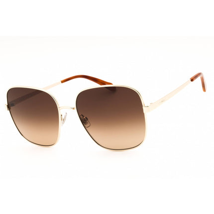 Fossil Women's Sunglasses - Rectangular Gold/Havana Metal Frame | FOS 2133/G/S 06J ,