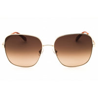 Fossil Women's Sunglasses - Rectangular Gold/Havana Metal Frame | FOS 2133/G/S 06J ,