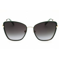 Fossil Women's Sunglasses - Cat Eye Green Metal Full Rim Frame | FOS 3159/G/S 1ED ,