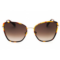 Fossil Women's Sunglasses - Cat Eye Havana Metal Full Rim Frame | FOS 3159/G/S 086 ,