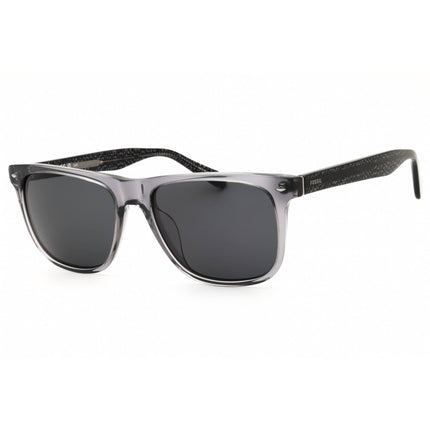 Fossil Men's Sunglasses - Crystal Grey Plastic Rectangular Frame | FOS 2062/S 063M IR ,