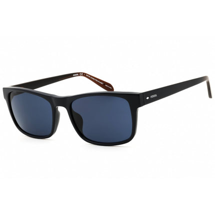 Fossil Men's Sunglasses - Blue Rectangular Shape Full Rim Frame | FOS 2124/G/S 0PJP KU ,