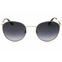 Fossil Women's Sunglasses - Light Gold Metal Round Shape Frame | FOS 2129/G/S 03YG 9O ,