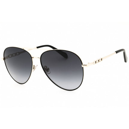 Fossil Women's Sunglasses - Black Aviator Shape Full Rim Frame | FOS 2140/G/S 0807 9O ,