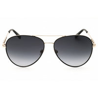 Fossil Women's Sunglasses - Black Aviator Shape Full Rim Frame | FOS 2140/G/S 0807 9O ,