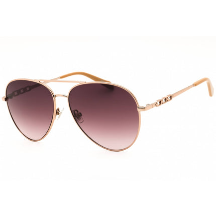 Fossil Women's Sunglasses - Red/Gold Aviator Full Rim Frame | FOS 2140/G/S 0AU2 HA ,