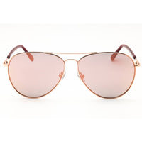 Fossil Women's Sunglasses - Red/Gold Aviator Full Rim Frame | FOS 3102/G/S 0AU2 0J ,