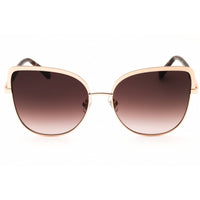 Fossil Women's Sunglasses - Red/Gold Cat Eye Full Rim Frame | FOS 3126/G/S 0AU2 HA ,