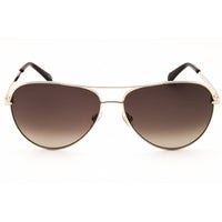 Fossil Women's Sunglasses - Light Gold Aviator Full Rim Frame | FOS 3141/G/S 03YG HA ,