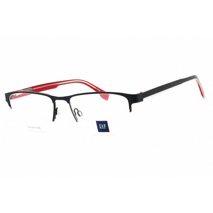 Gap Men's Eyeglasses - Navy Blue Metal Rectangular Shape Half Rim Frame | VGP012 0NAV ,