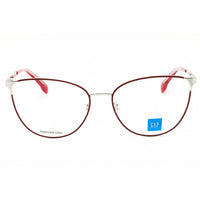 Gap Women's Eyeglasses - Silver Metal Cat Eye Shape Full Rim Frame | VGP019 0SIL ,