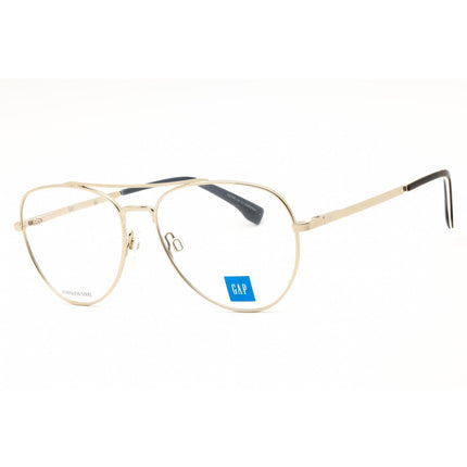 Gap Men's Eyeglasses - Gold Metal Aviator Shape Full Rim Frame | VGP020 0GOL ,