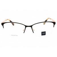 Gap Women's Eyeglasses - Black/Silver Metal Cat Eye Shape Half Rim Frame | VGP039 0BLA ,