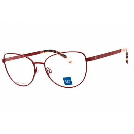 Gap Women's Eyeglasses - Burgundy Metal Cat Eye Shape Full Rim Frame | VGP044 X726 ,
