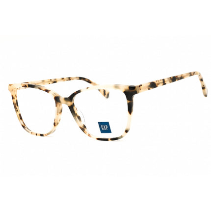 Gap Women's Eyeglasses - White Havana Rectangular Shape Full Rim Frame | VGP047 0WHH ,
