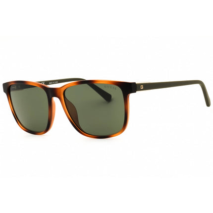 Guess Men's Sunglasses - Blonde Havana Rectangular Full Rim Frame | GU00017 53N ,
