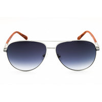Guess Men's Sunglasses - Shiny Light Nickeltin Metal Aviator Frame | GU00043 10W ,