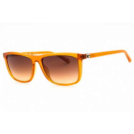 Guess Men's Sunglasses - Orange Injected Propionate Rectangular Frame | GU00169 44F ,