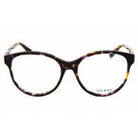 Guess Women's Eyeglasses - Violet/Brown Acetate Round Full Rim Frame | GU2847 083 ,